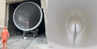 Healthy and Environmental Protection of Onshore Inner Wind Turbine Coating Machine