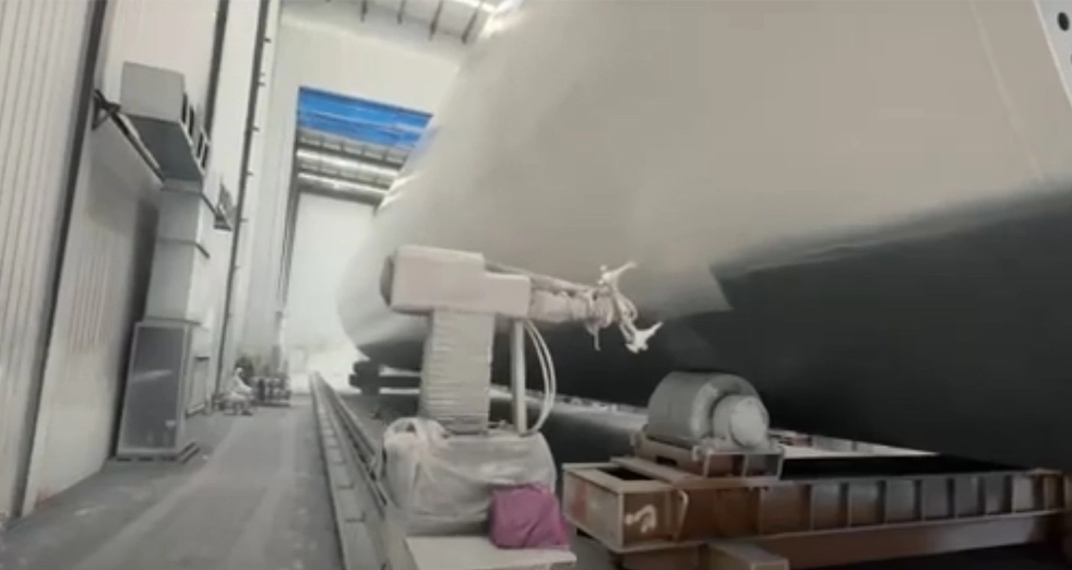 Video of ZY-W-TC1800 Offshore Outer Wind Turbine Coating Machine